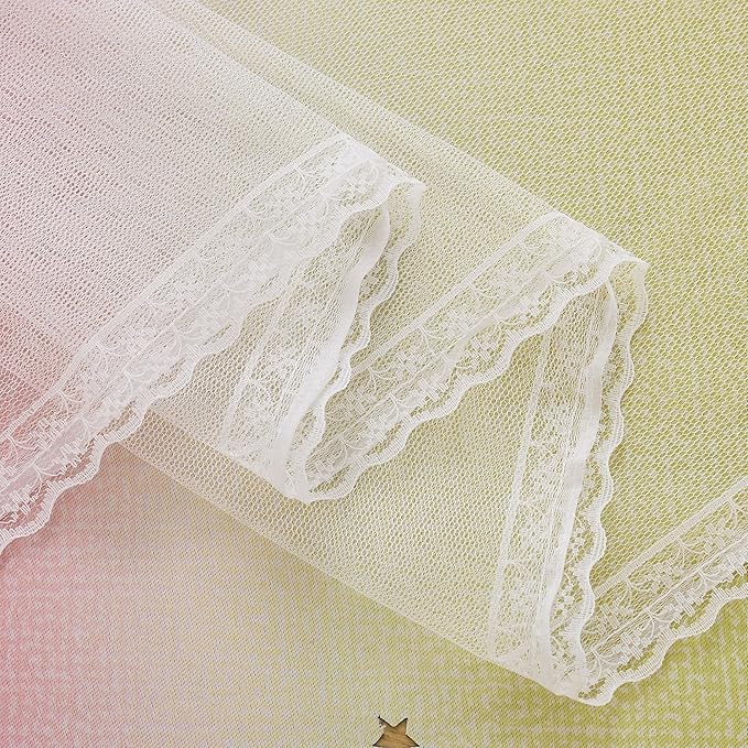 XiDi Curtains for Bedroom Decor, Rainbow Pink PurpleYellow52/90/1