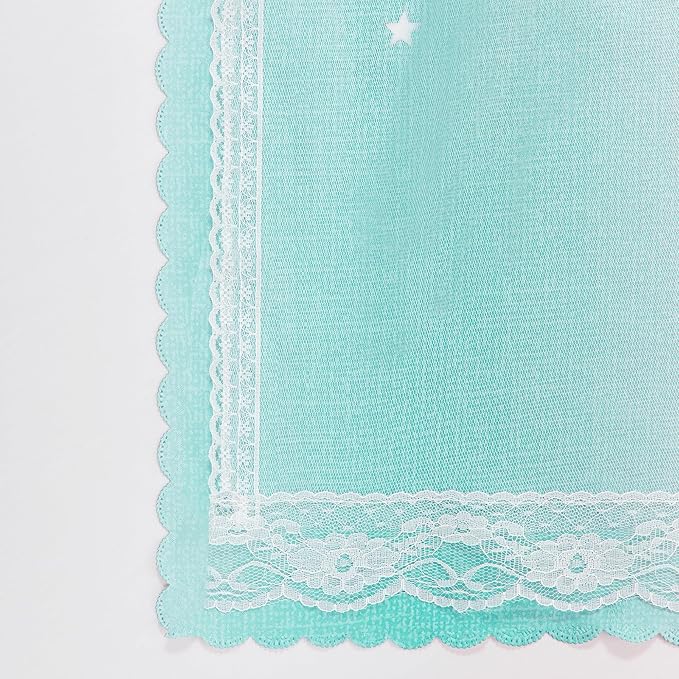XiDi Curtains for Bedroom Decor, Rainbow PinkPuGreen-62-84