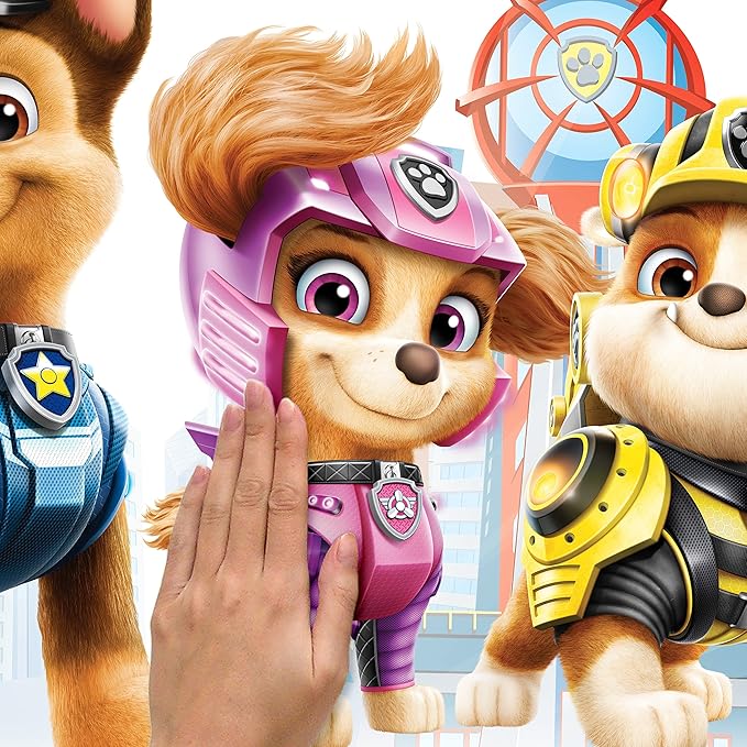 RoomMates RMK5122GM Paw Patrol Peel and Stick Giant Wall Decals with Alphabet for Personalization