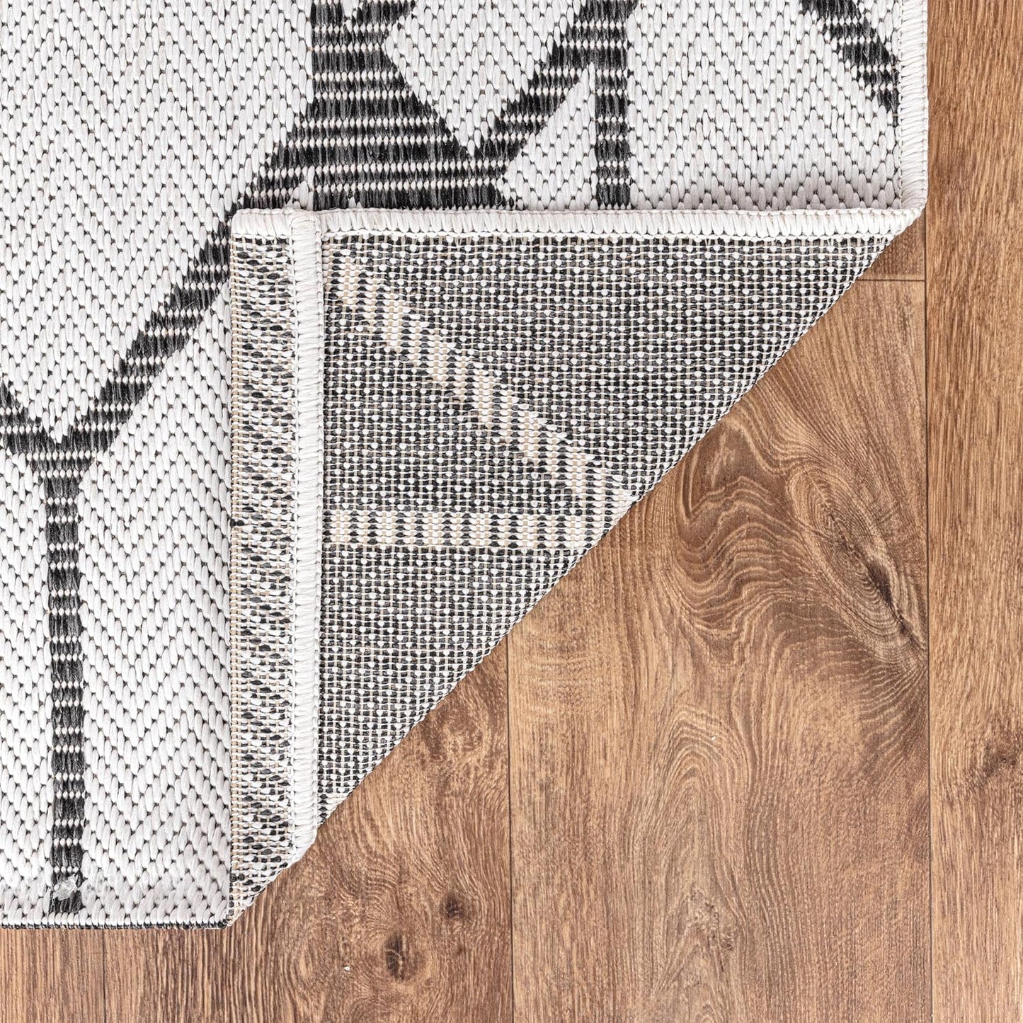 Keen Home Design Terrace Outdoor Area Rug - 4x6 Washable Indoor/Outdoor Rug for Patio, Kitchen, Balcony, Beach, Garden, Deck and Porch, Size: 3'10"x5'7"