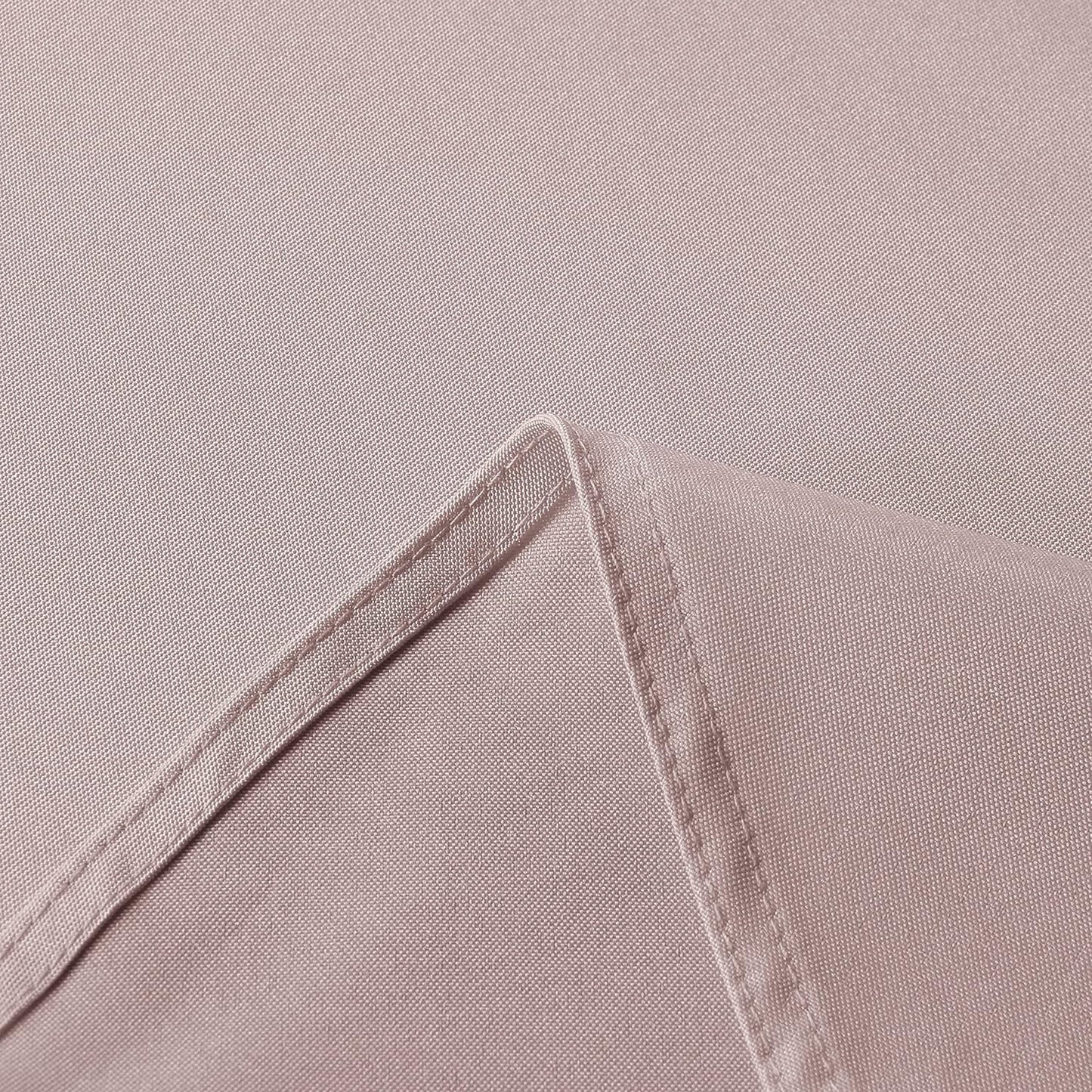 sancua Square Tablecloth - 60 x 60 Inch - Stain and Wrinkle Resistant Washable Polyester Table Cloth, Decorative Fabric Table Cover for Dining Tables, Buffet Parties and Camping, Blush