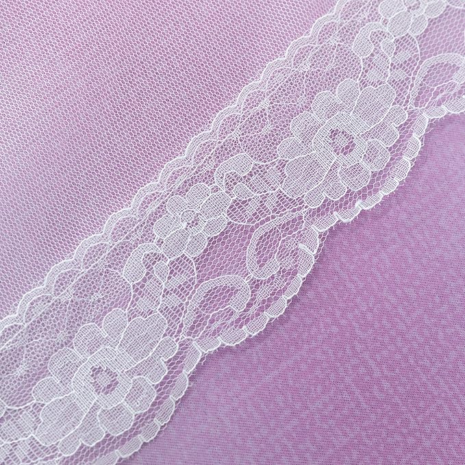 XiDi Curtains for Bedroom Decor, Rainbow Pink Purple/52/54