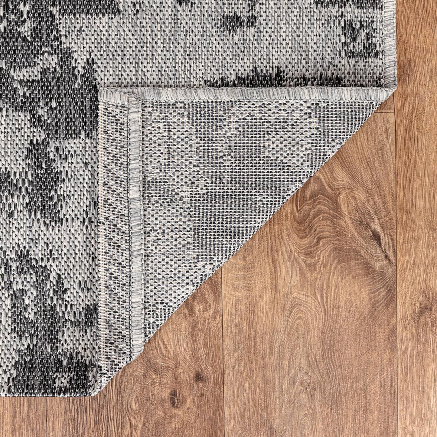 Keen Home Design Terrace Outdoor Area Rug - 5x8 Washable Indoor/Outdoor Rug for Patio, Kitchen, Balcony, Beach, Garden, Deck and Porch, Size: 5'3"x7'7"
